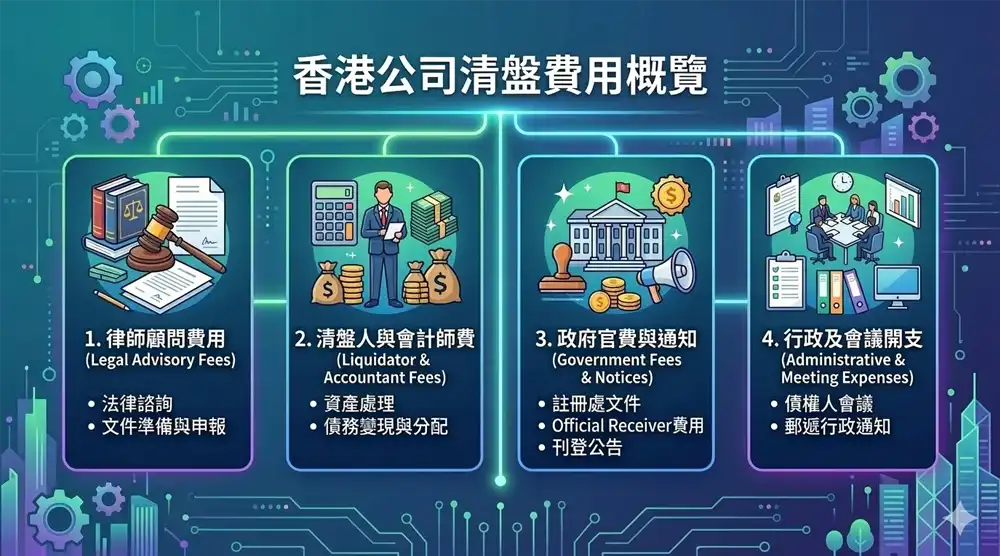 公司清盤費用